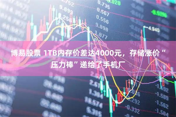 博易股票 1TB内存价差达4000元，存储涨价“压力棒”递给了手机厂